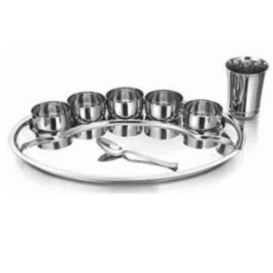 OVAL THALI SET (8 PCS SET) De Stellar