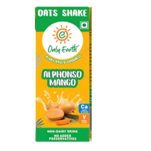 Oats Shake Alphonso Mango Only Earth