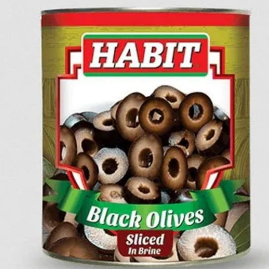 Olive Black Sliced 3 kg  HABIT