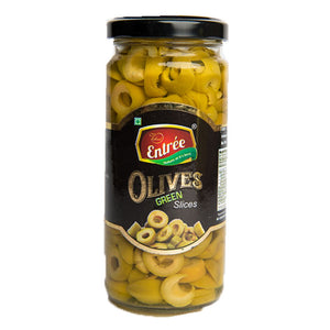 Olives Green Slices 250g Vishaal Entree