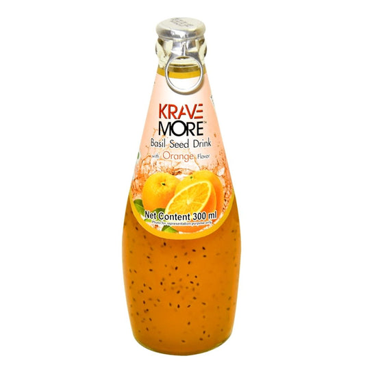 Orange Basil Seed Drink 300ml Krave More