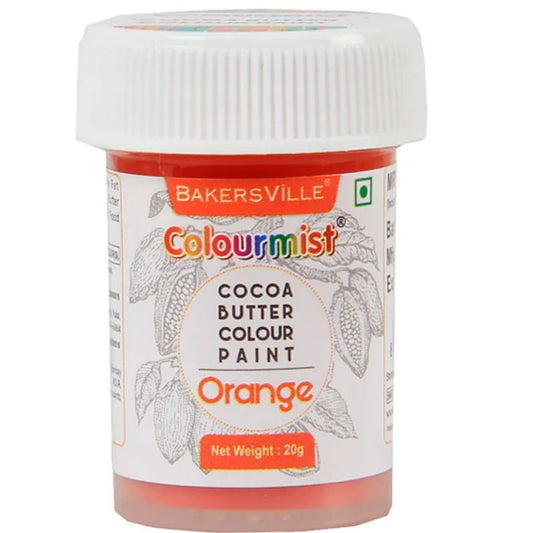 Orange Colourmist Cocoa Butter Colour 20ml Bakersville