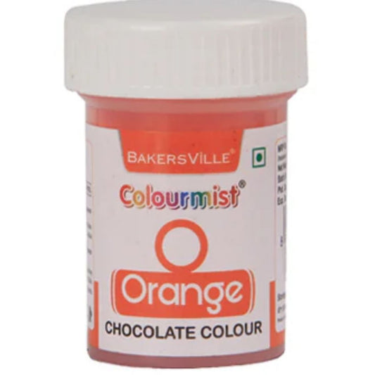 Orange Colourmist Edible Chocolate Powder Colour 3g Bakersville