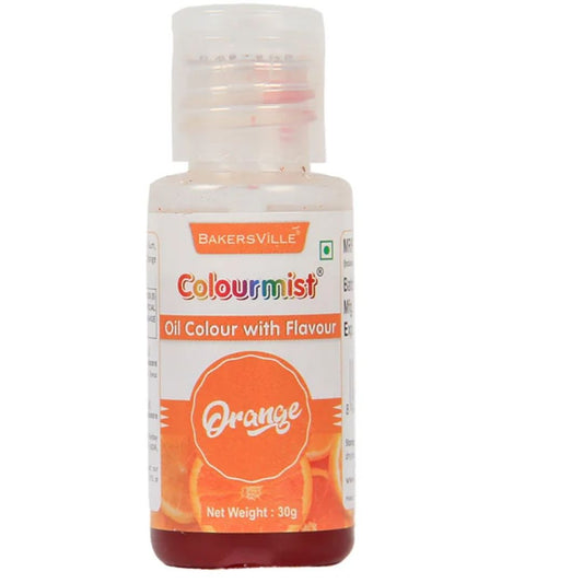 Orange Colourmist Oil Colour With Flavour 30g Bakersville