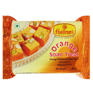 Orange Flavoured Soan Papdi 250g Haldiram's