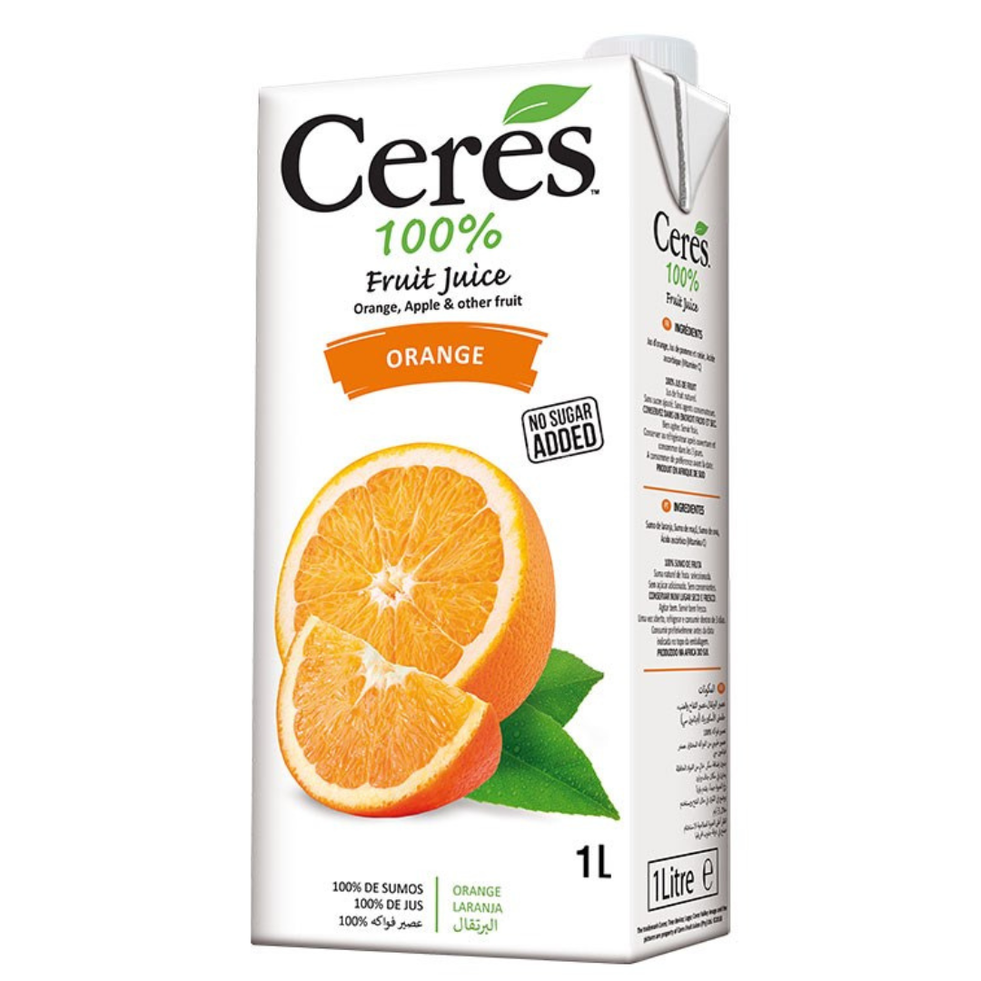 Orange Fruit Juice 1 Ltr Ceres