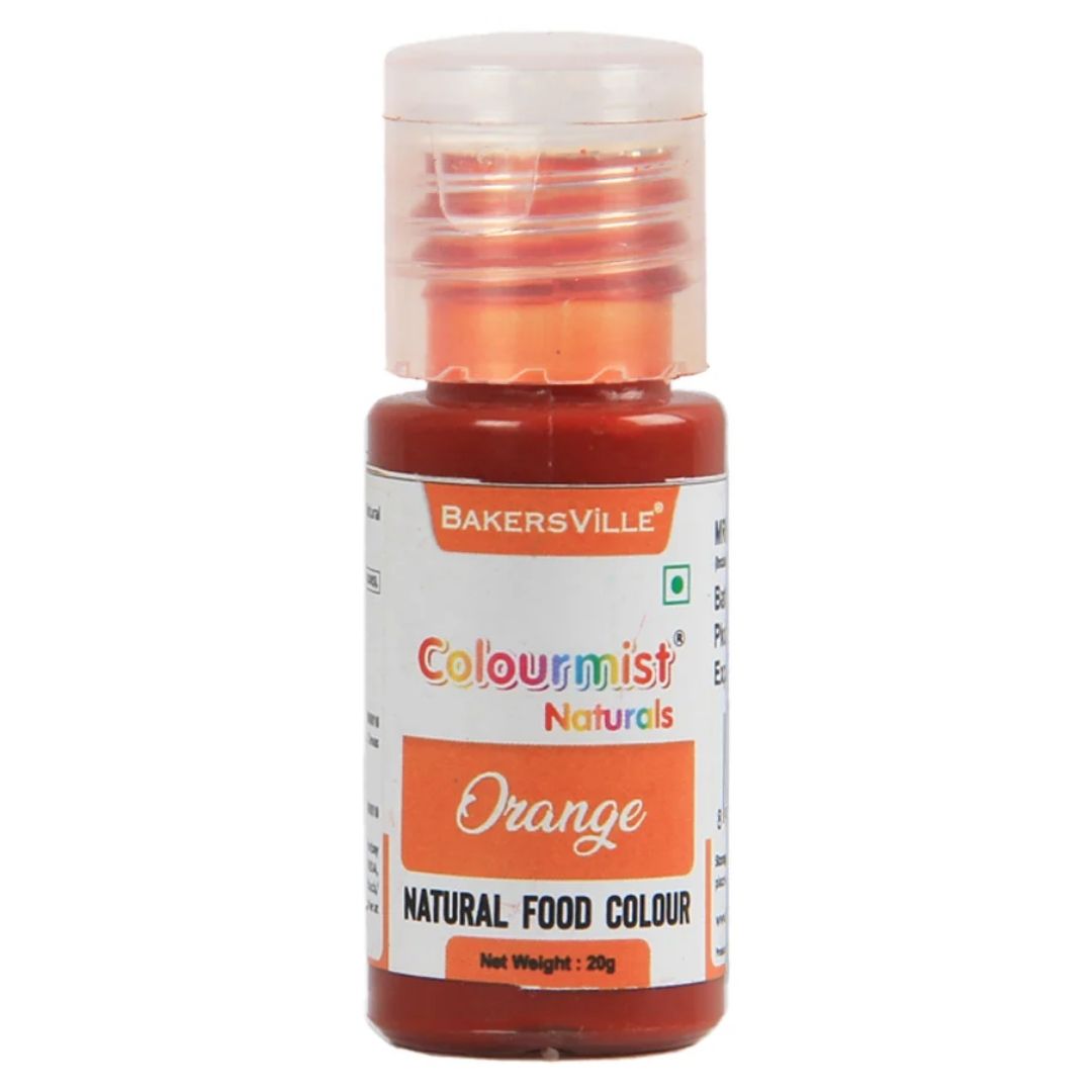 Orange Natural Edible Food Colour 20g Colourmist