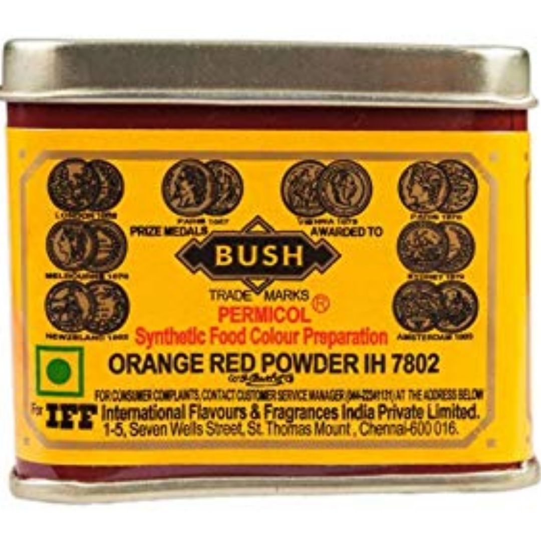 Orange Red Colour 100 gm  Bush