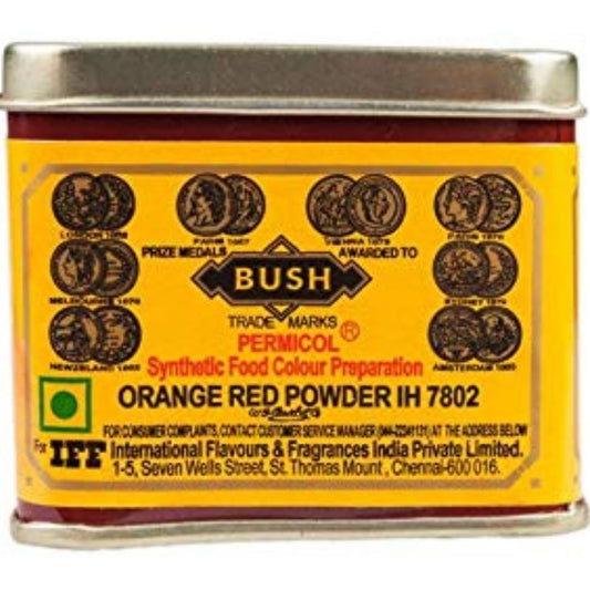 Orange Red Colour 100 gm  Bush
