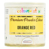 Orange Red Premium Powder Colour 100g Colourmist