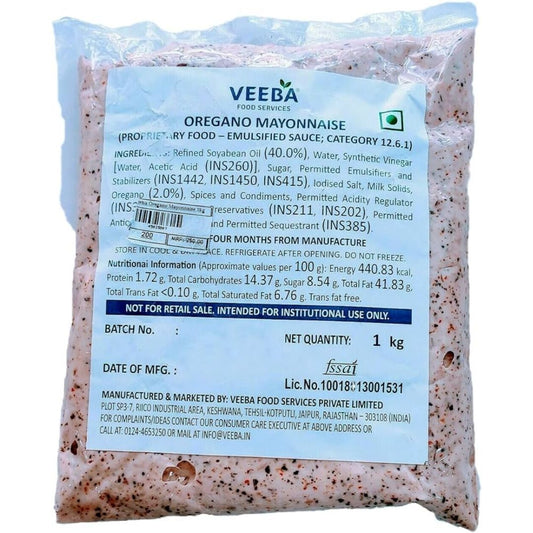 Oregano Mayonnaise 1 Kg Veeba