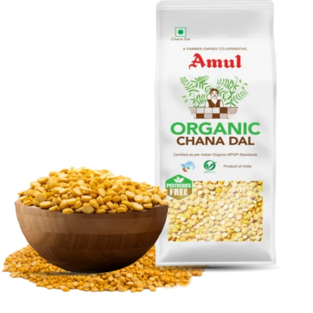 Organic Chana Dal 1kg Amul