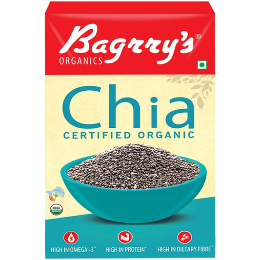 Organic Chia Seeds, 150g Bagrry's