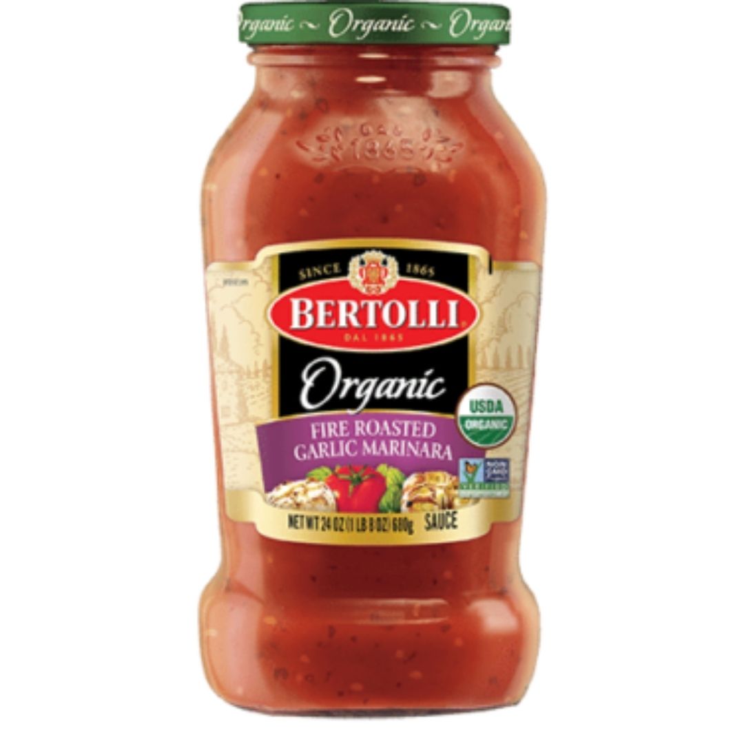 Organic Fire Roasted Garlic Marinara Sauce Bertolli