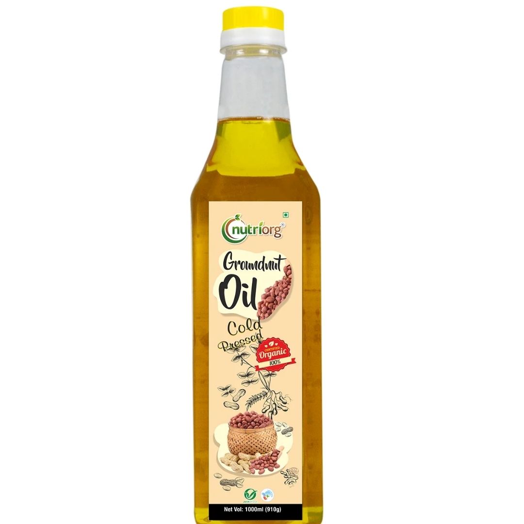 Organic Groundnut Oil 1ltr Nutriorg