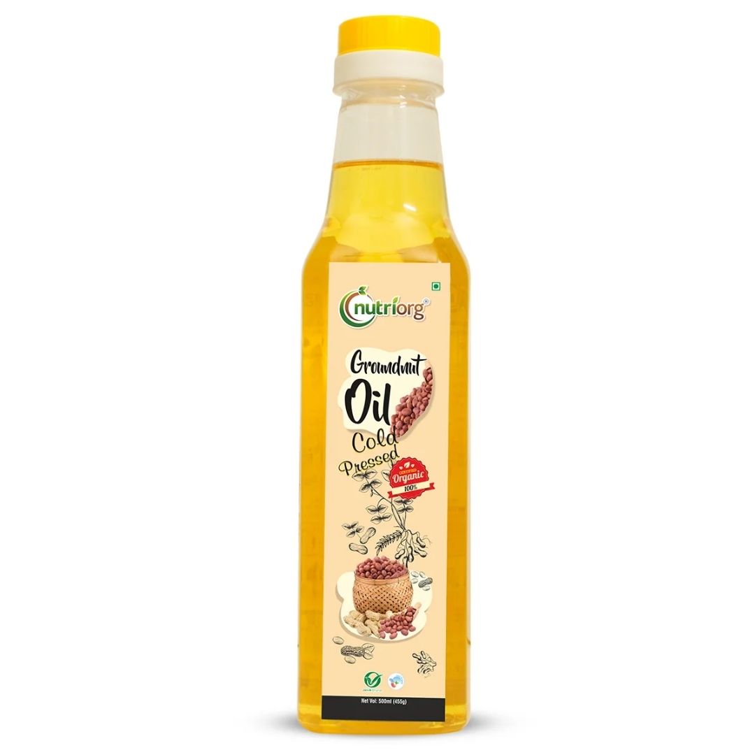 Organic Groundnut Oil 500ml Nutriorg