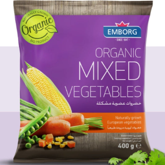 Organic Mixed Vegetables 400g  Emborg