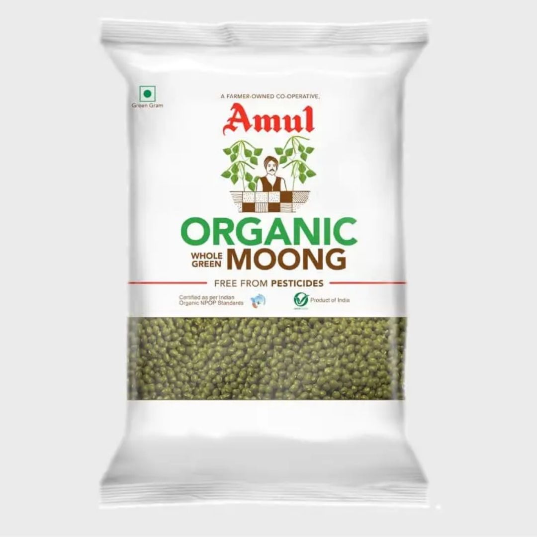 Organic Moong 1kg Amul