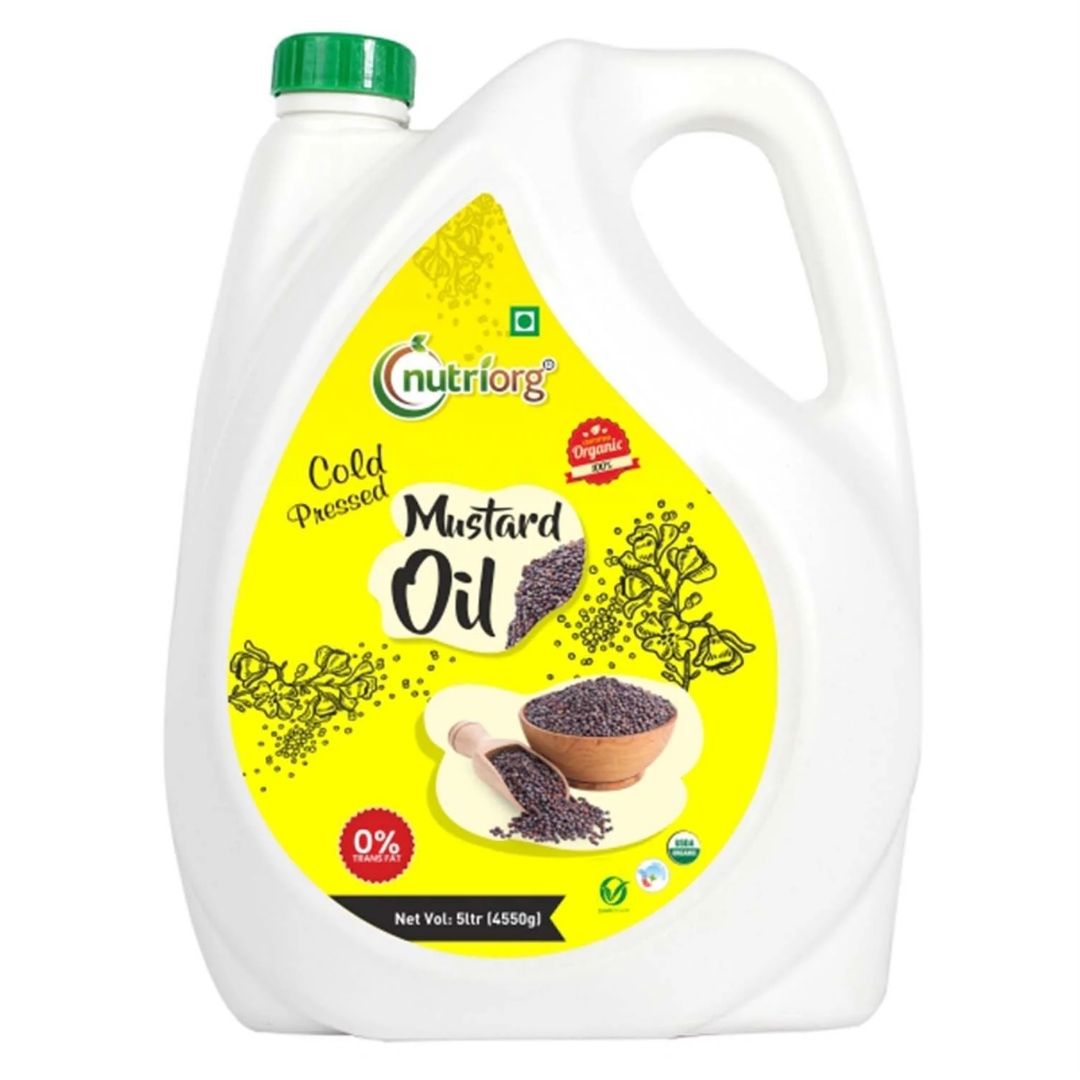 Organic Mustard Oil 5ltr Nutriorg