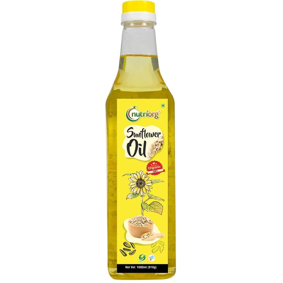 Organic Sunflower Oil 1ltr Nutriorg