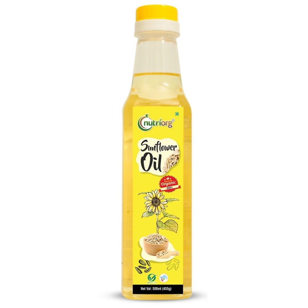 Organic Sunflower Oil 500ml Nutriorg