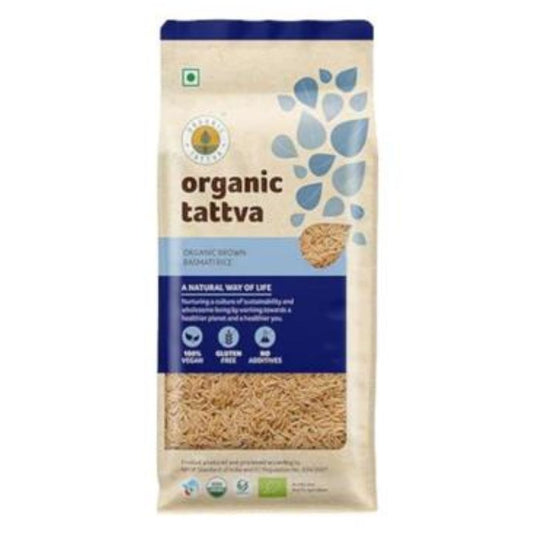 Brown Basmati Rice 1kg Organic Tattva