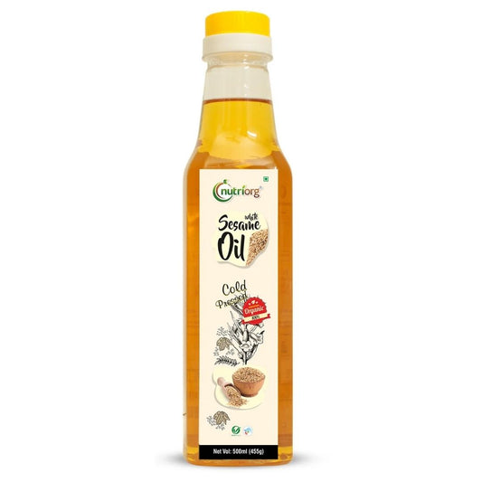 Organic White Sesame Oil 1ltr Nutriorg