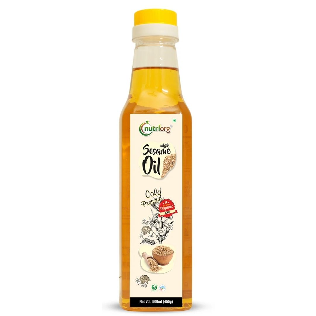 Organic White Sesame Oil 500ml Nutriorg