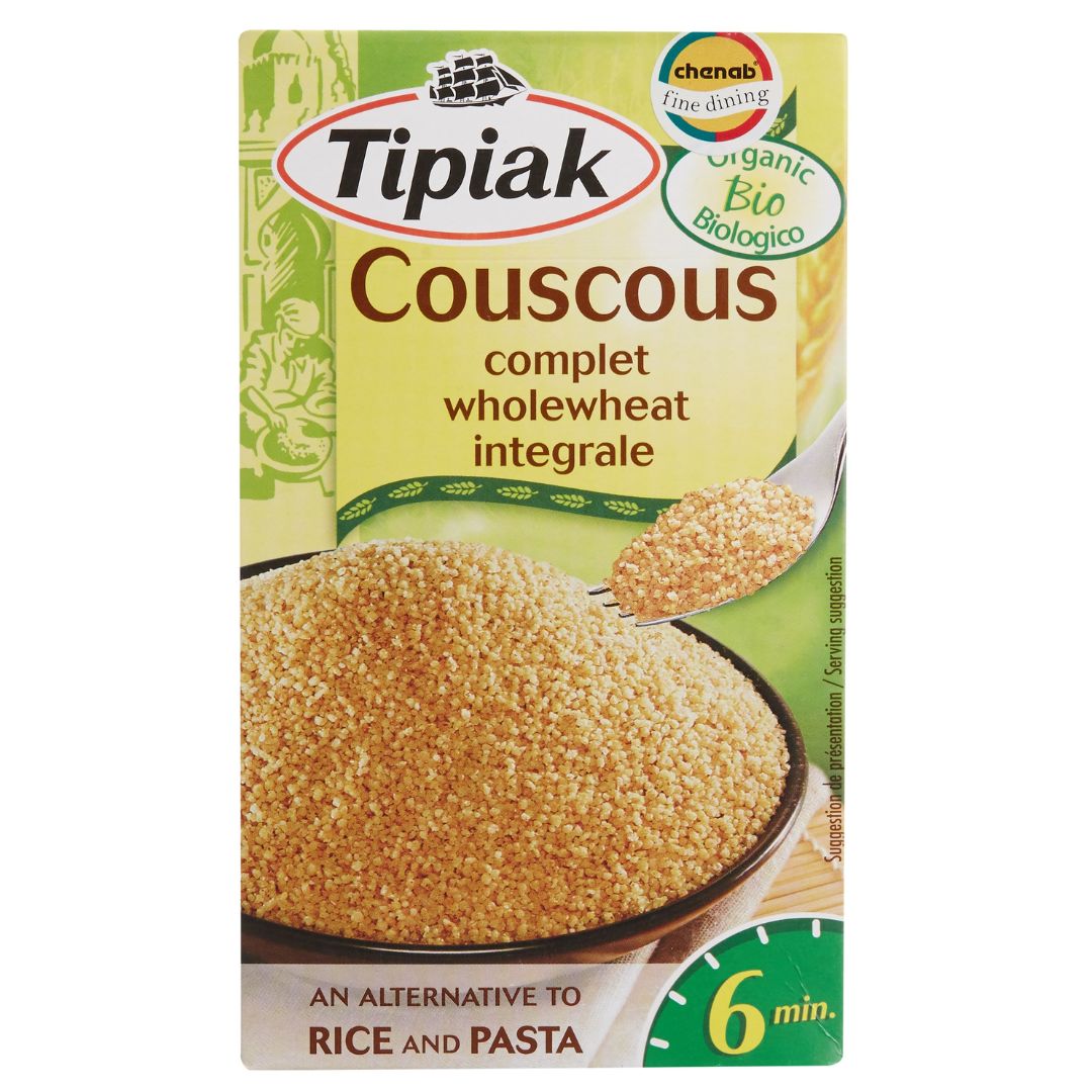 Organic Wholewheat Couscous, 400G Tipiak