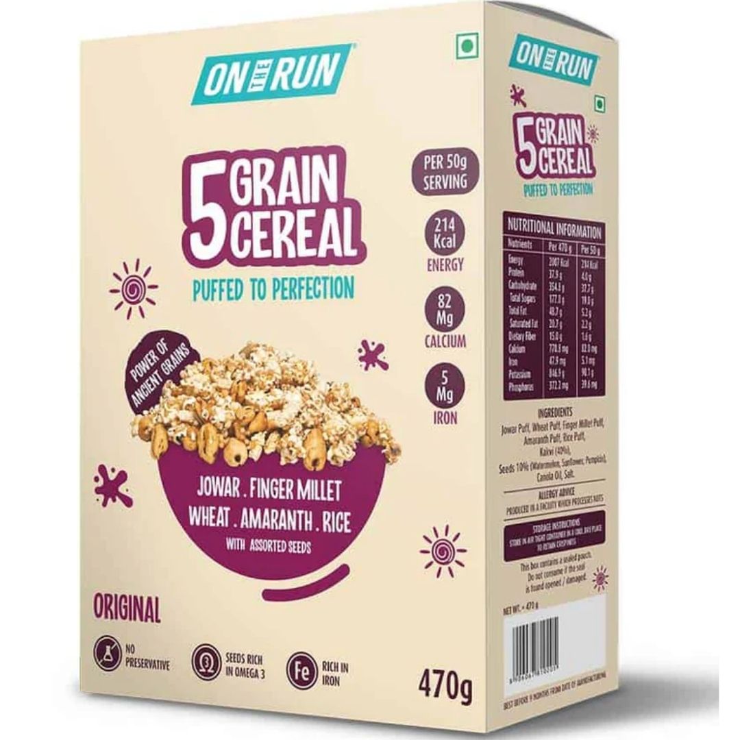 Original 5 Grain Cereal 470g ON THE RUN