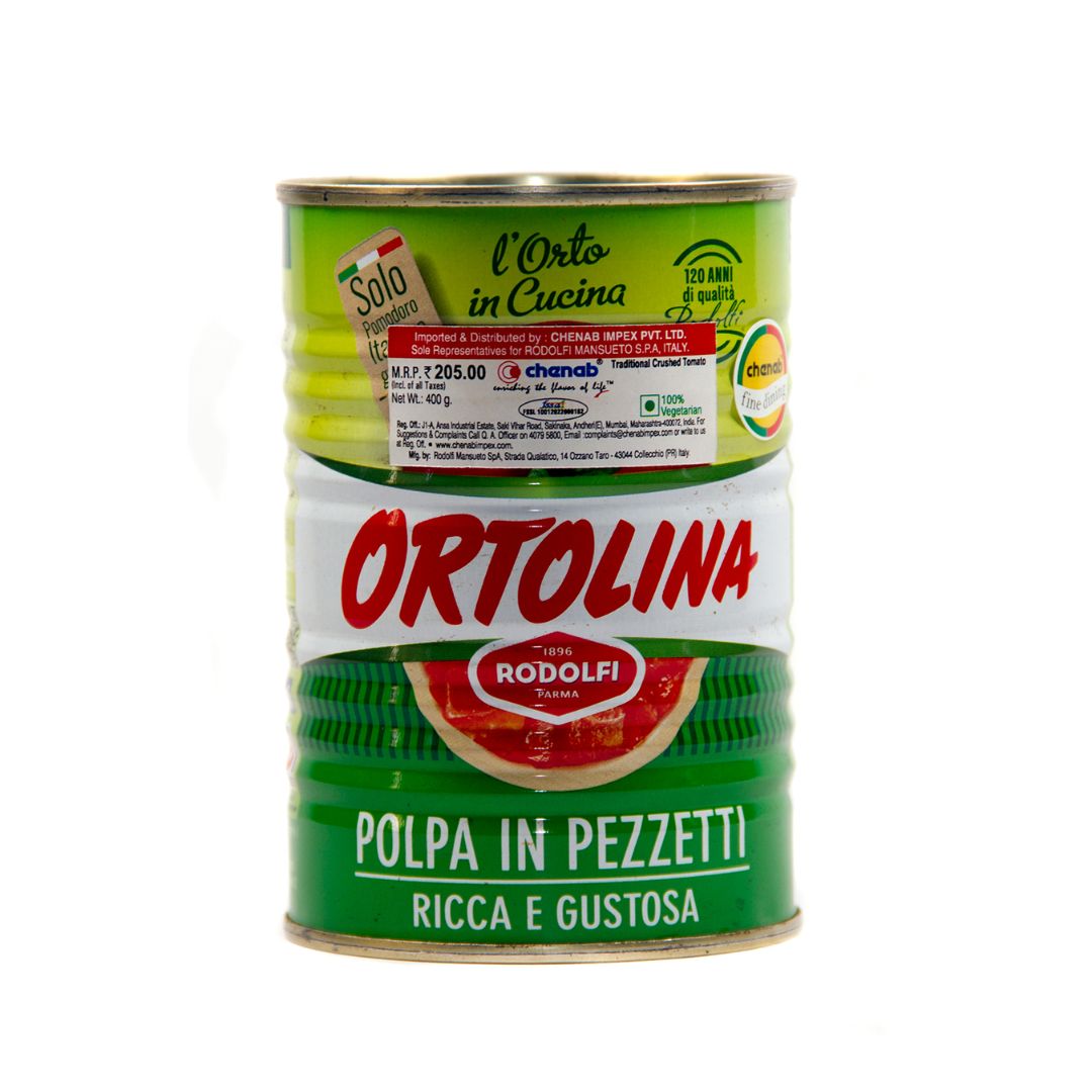 Ortolina Traditional Crushed Tomato 400g Rodolfi