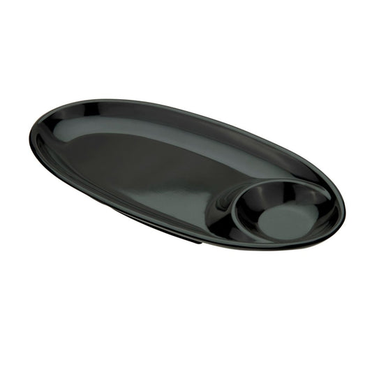 Oval Chip N Dip 28_14 Cm Black – Dine