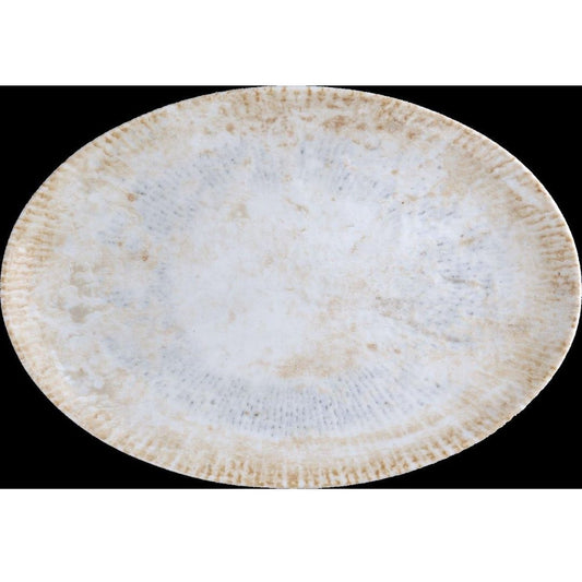 Oval Plate With Foot CELESTIAL