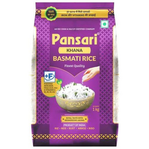 Khana Khazana Basmati Rice 1 Kg Pansari