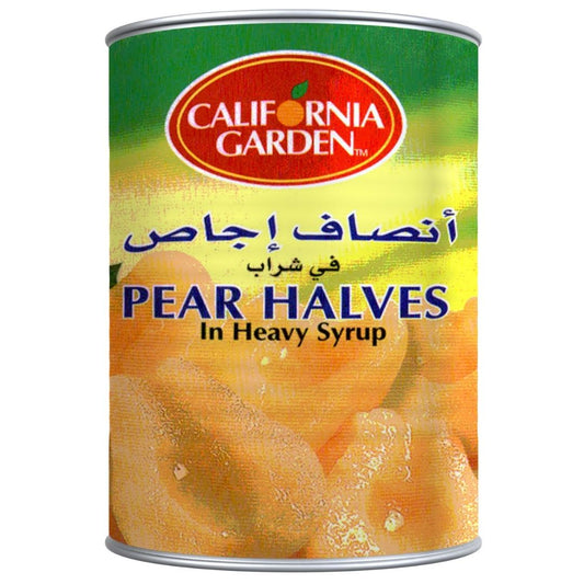 PEAR HALVES IN HEAVY SYRUP California Garden