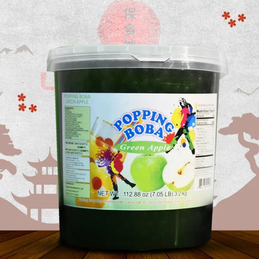 POPPING BOBA GREEN APPLE 3.2KG OISHII