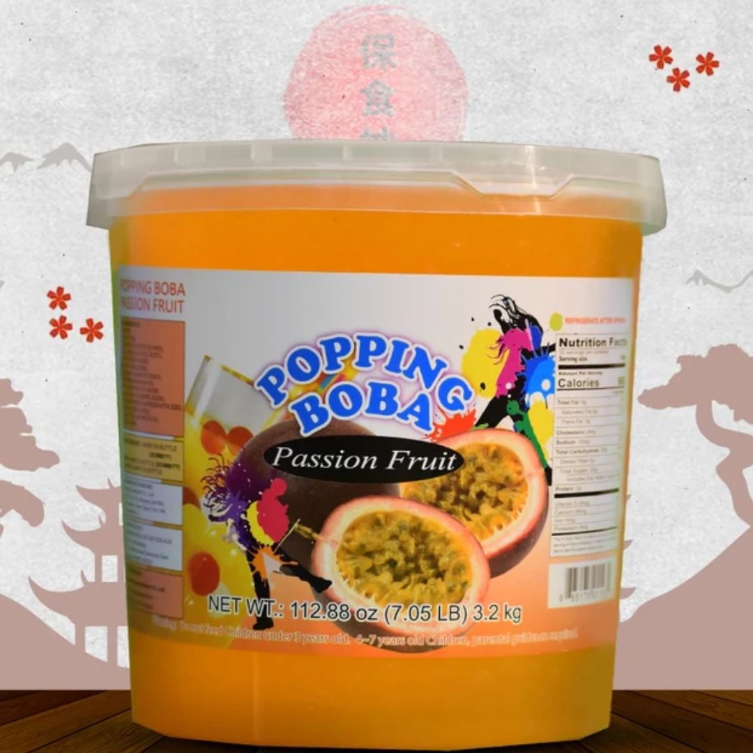 POPPING BOBA PASSION FRUIT 3.2KG OISHII