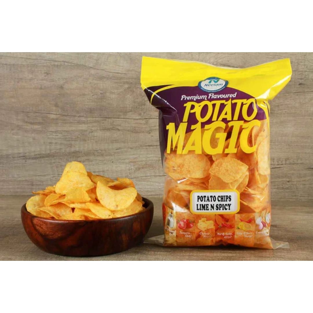 POTATO CHIPS LIME N SPICY 200 GM NEELAM