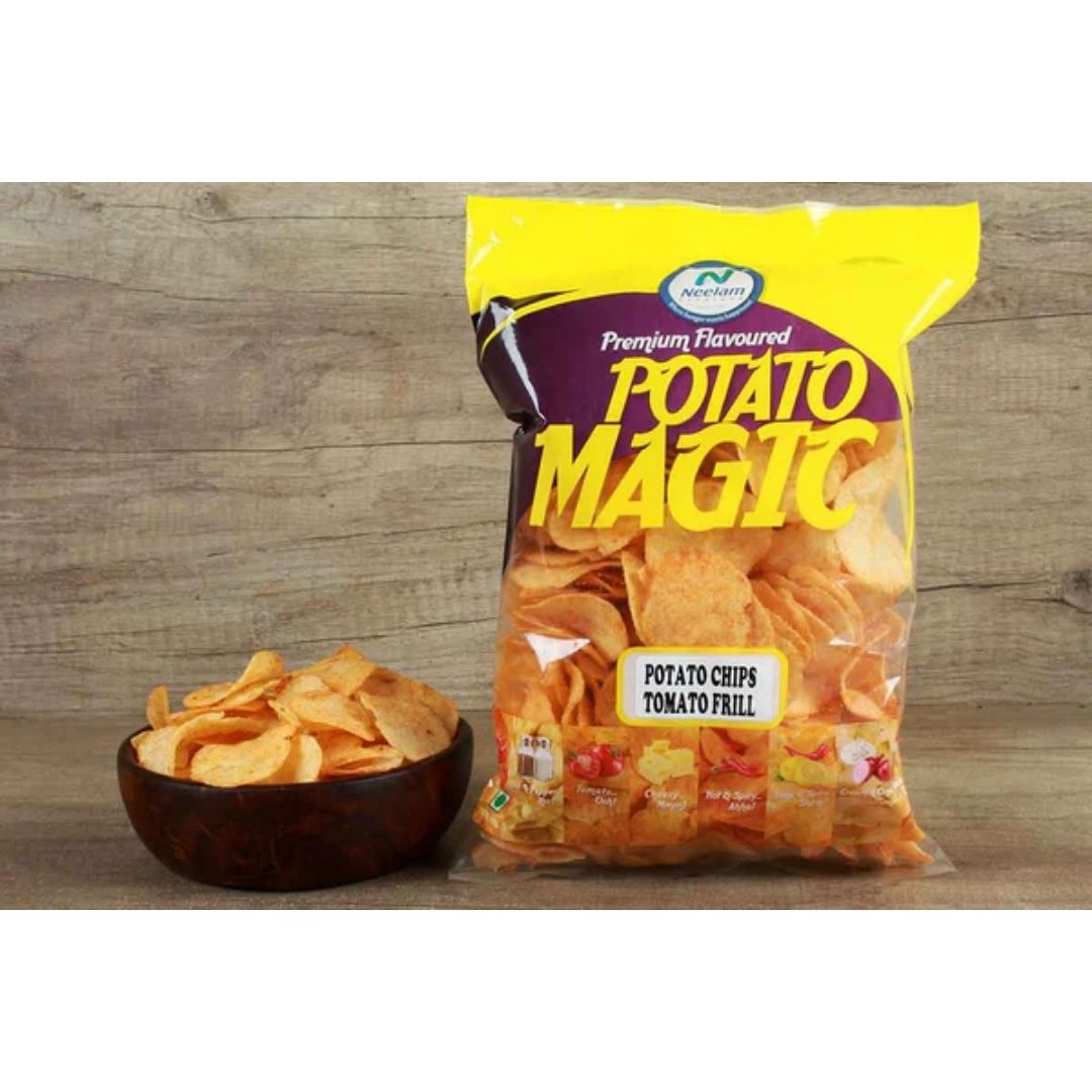 POTATO CHIPS TOMATO FRILL 200 GM NEELAM