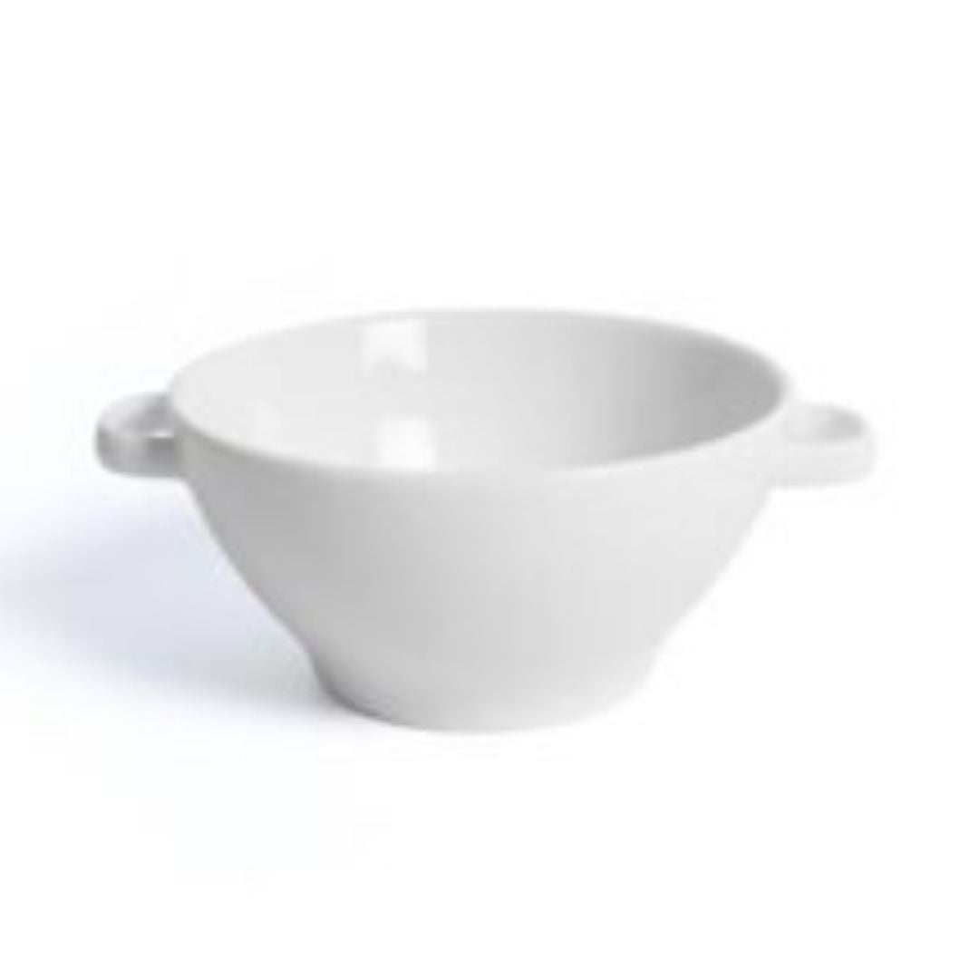 PRIVILEGE SOUP BOWL WITH TWO HANDLES Ivory