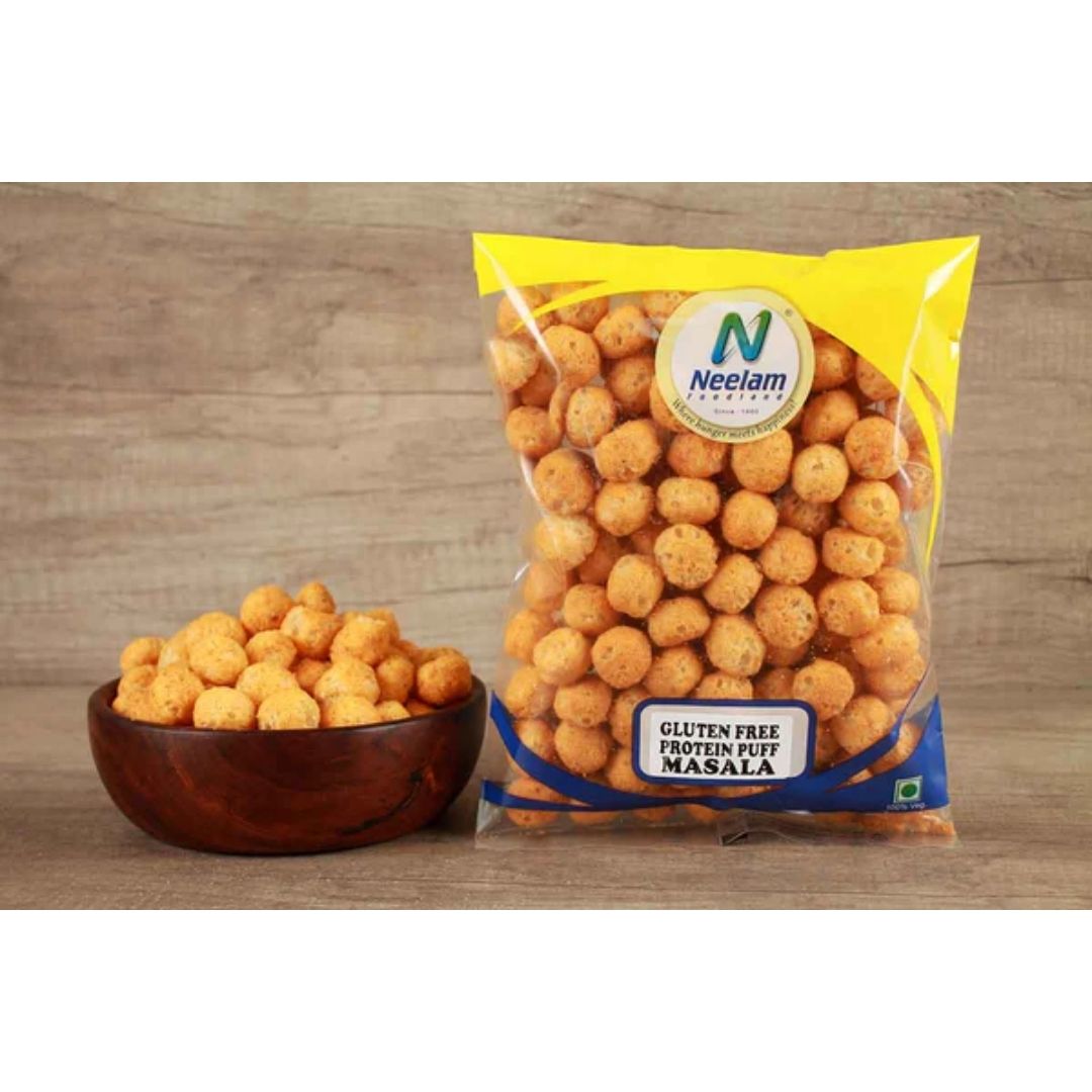 PROTEIN PUFF GLUTEN FREE MASALA 120G NEELAM