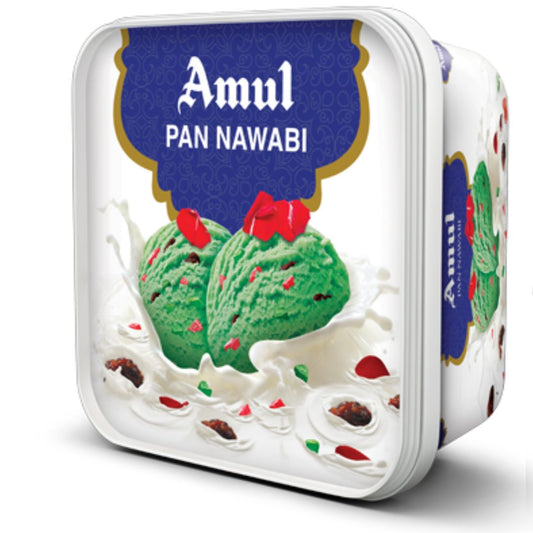 Pan Nawabi Ice Cream 1ltr Tube Amul