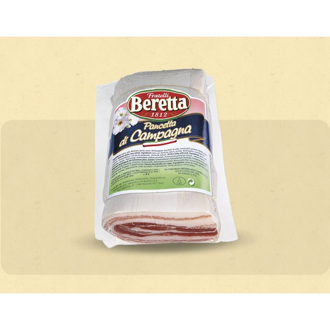 Pancetta di Campagna Pressed vacuum-packed 1_2 Fratelli Beretta