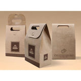 Paper Carry Bags With Handle (Kraft Paper) Customized