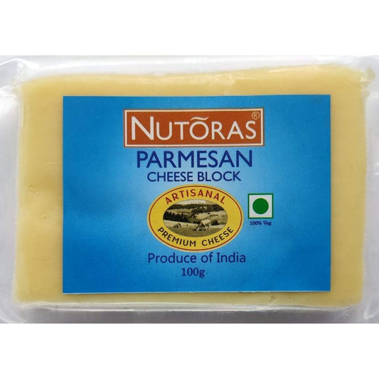 Parmesan Cheese Block 100 Gms Nutoras