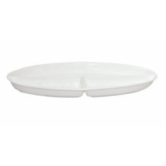 Partition Plate Oval Clay Craft