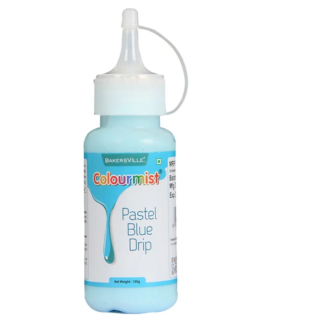 Pastel Blue Colourmist Cake Decorating Drip 100g Bakersville