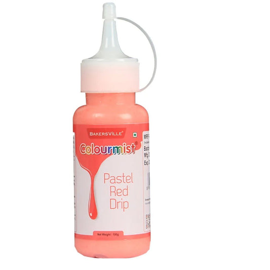 Pastel Red Colourmist Cake Decorating Drip 100g Bakersville