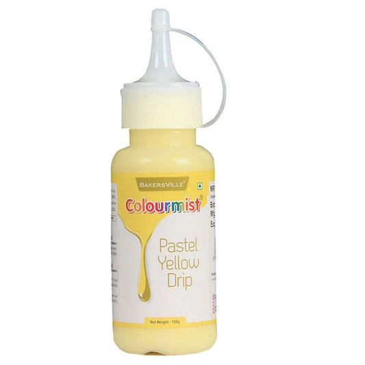 Pastel Yellow Colourmist Cake Decorating Drip 100g Bakersville