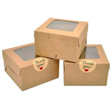 Pastry Boxes In Kraft Paper